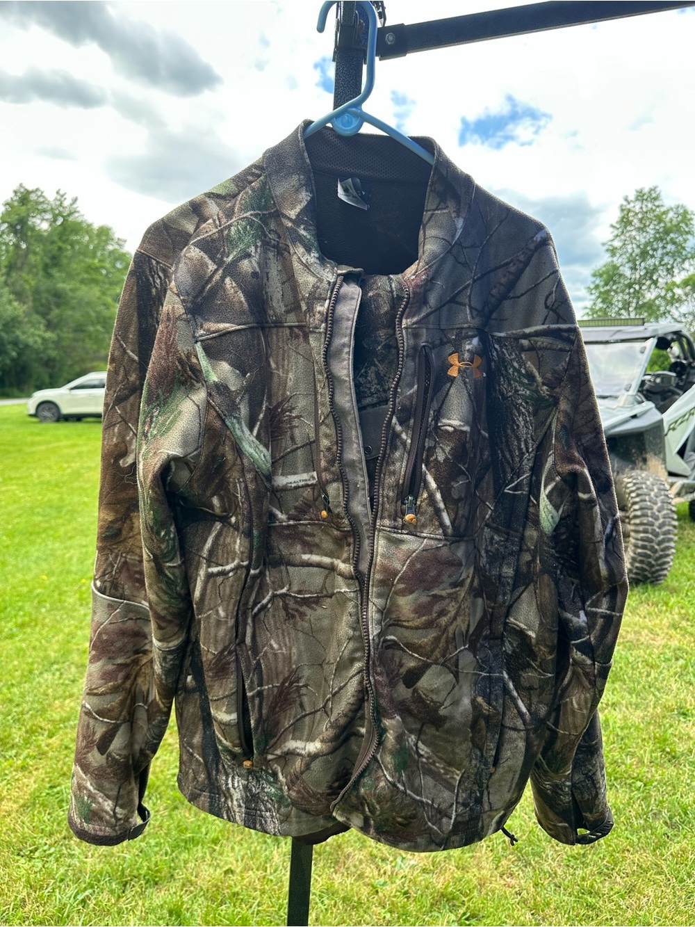 Under Armour Realtree-Style Camo Jacket in Brown and Green